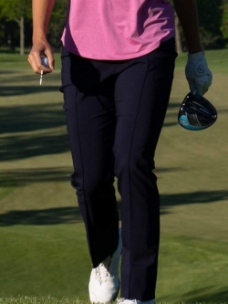 JoFit Women's Plus Size Joanne Slimmer Golf Pants - Essentials (Midnight Navy)